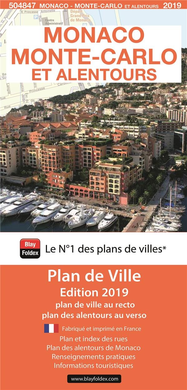 Monaco, Monte-Carlo et alentours : 1/7500, 1/125 000