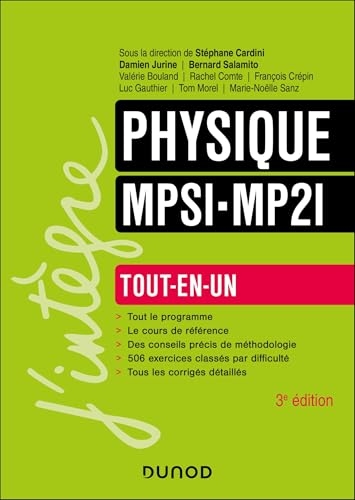 Physique tout-en-un MPSI-MP2I 3e éd. (J'intègre)