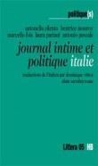 Journal intime et politique Italie