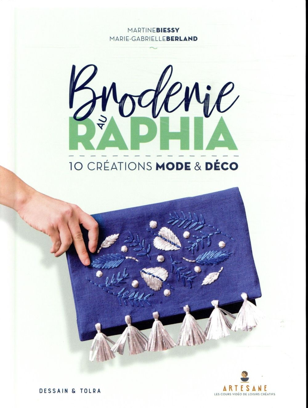 Broderie au raphia: 10 créations mode et déco