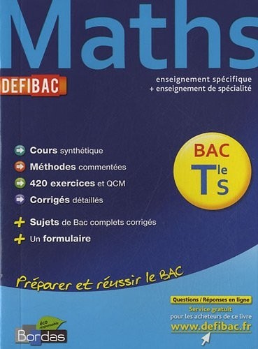 DEFIBAC C/M/EXO MATHS TER S