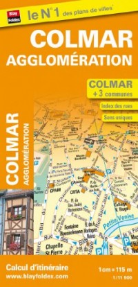 Plan de Colmar et de son agglomération