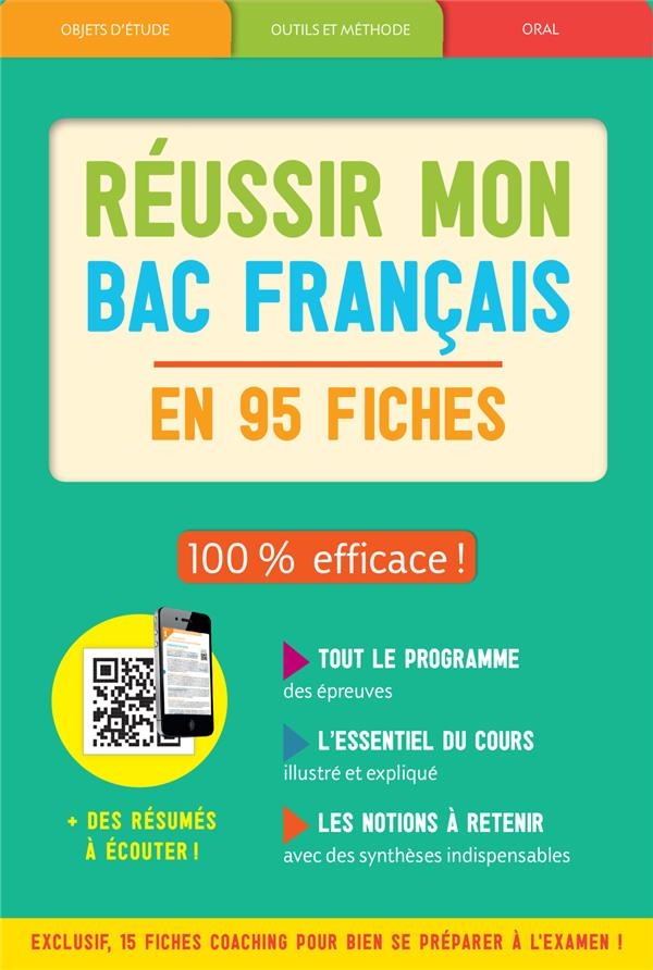 Réussir son bac français en 95 fiches