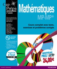 Mathématiques MP-MP* + eText: Cours complet avec tests, exercices et problèmes corrigés