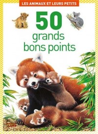 Boîte de 50 grands bons points: Les animaux et leurs petits - Dès 5 ans