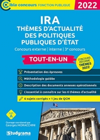 IRA – THÈMES D'ACTUALITÉ DES POLITIQUES PUBLIQUES D'ÉTAT: Concours externe - interne - 3e concours