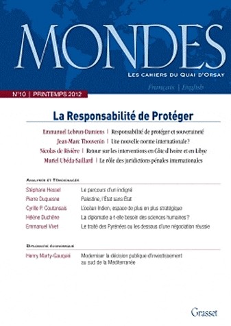 Mondes nº10 Les Cahiers du Quai d'Orsay