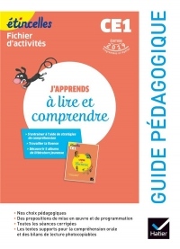 Etincelles - Français CE1 Ed. 2019 - J'apprends à lire et comprendre - Guide pédagogique