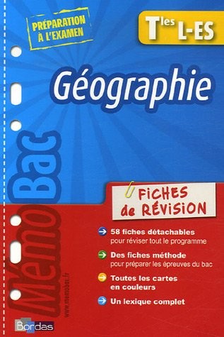 Géographie Tles L-ES : Fiches de révision