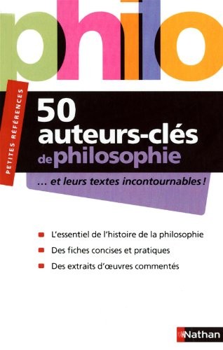 50 auteurs clés de philosophie