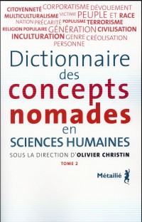 Dictionnaire des concepts nomades tome 2 (2)