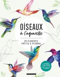 Grand livre des oiseaux à l'aquarelle