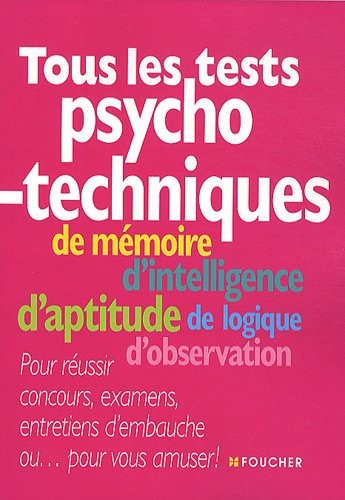 Tous les tests psychotechniques