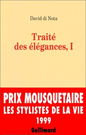 Traite des élégances, I