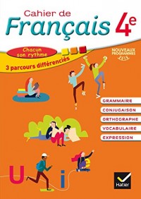 Cahier de Français 4e éd. 2016 - Cahier de l'élève