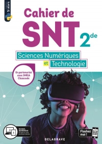 Cahier des sciences numériques et technologie (SNT) 2de