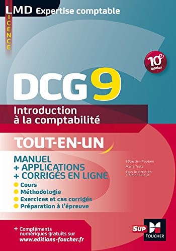 DCG 9 - Introduction à la comptabilité - Manuel - 10e édition