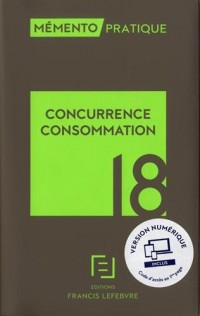 MEMENTO CONCURRENCE-CONSOMMATION 2018