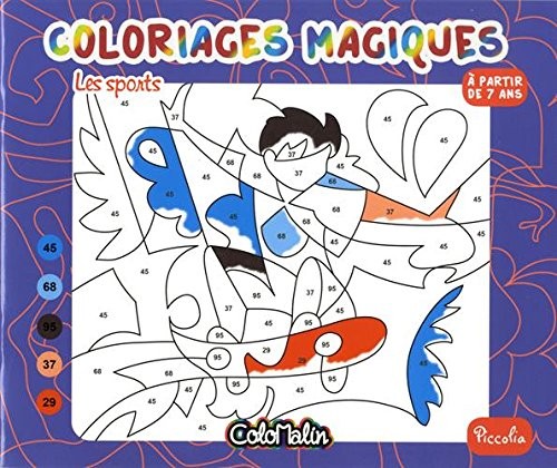 Les sports : Coloriages magiques