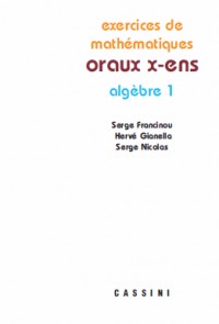 Algèbre 1 Oraux x-ens