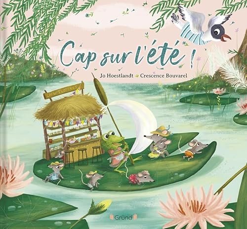 Cap sur l'été ! – Album jeunesse sur l'été et les vacances avec des effets dorés sur toutes les pages – À partir de 3 ans