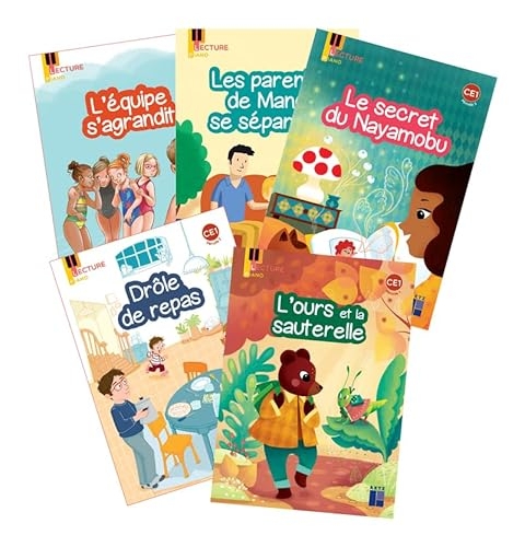 Lecture Piano CE1 - 5 albums de premières lectures Série 2 - (1 pack de 5): Série 2