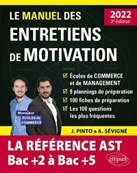 Le manuel des entretiens de motivation AST / Admissions Parallèles: Concours aux écoles de commerce