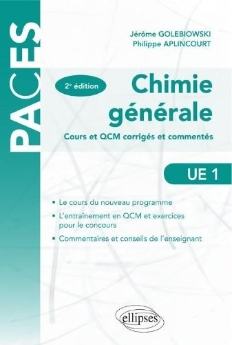 Chimie Générale Cours & QCM Corrigés & Commentés