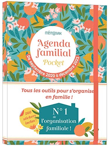 Agenda familial pocket Mémoniak 2020-2021