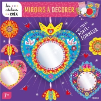 Miroirs à décorer C urs Porte-Bonheur