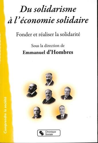 Du solidarisme à l'économie solidaire