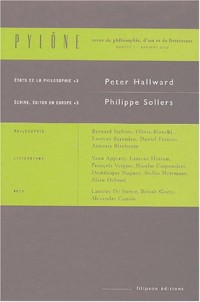 Pylônes, N° 3, Automne 2004 : Etats de la philosophie ; Ecrire, éditer en Europe