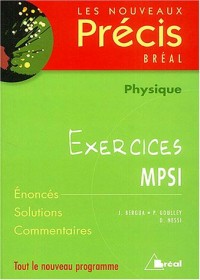Physique MPSI : Exercices