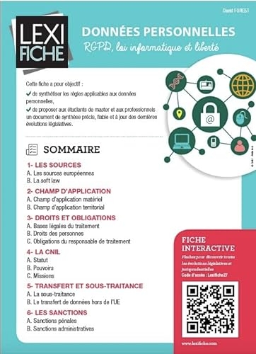 Données personnelles: RGPD, loi informatique et libertés