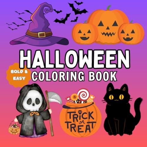 Halloween Coloring Book: Dive into the Spirit of Halloween with Fun and Frightful Pages [9798305419825]