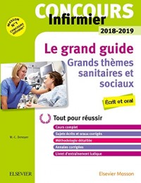 Concours Infirmier 2018-2019 Le grand guide Grands thèmes sanitaires et sociaux: Ecrit et Oral : Le tout-en-un avec livret d'entraînement