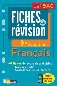 DéfiBac Fiches Français 1res + OFFERT : vos fiches sur votre mobile