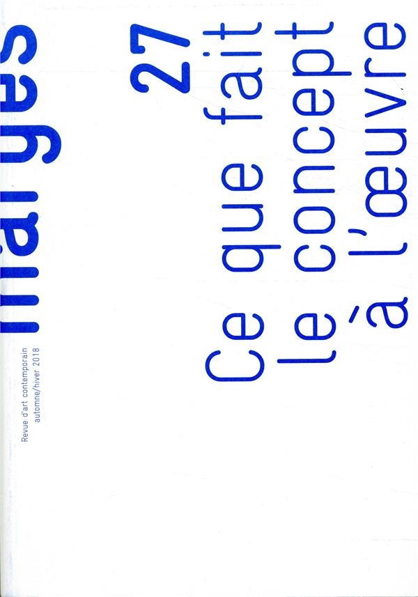 Ce Que Fait le Concept a l Oeuvre