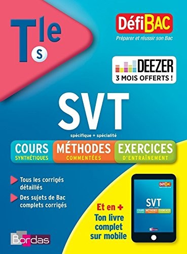 DéfiBac Cours/Méthodes/Exos SVT Terminale S + 3 mois offerts à Deezer Premium + (7)