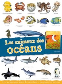 Les animaux des océans : Avec un panorama, plus de 80 autocollants et une planche de pochoirs
