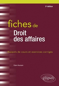 Fiches de droit des affaires - 3e édition