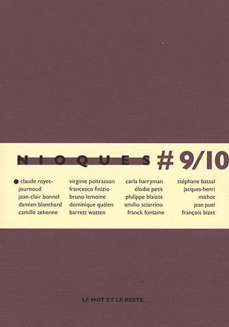 Nioques, N° 9/10 :