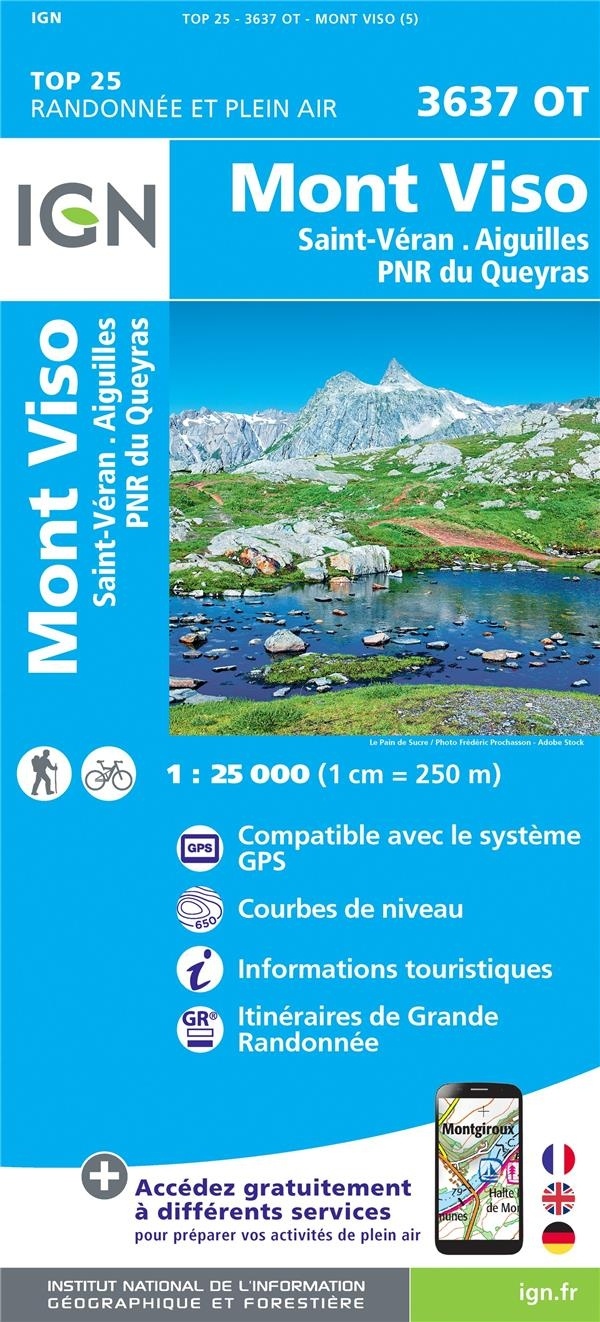 3637OT MONT VISO ST-VERAN AIGUILLES PNR DU QUEYRAS