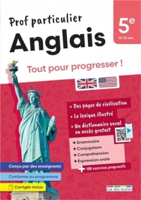 Prof particulier - Anglais 5e: Tout pour progresser !