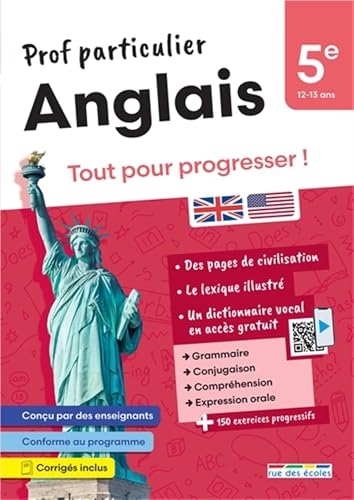Prof particulier - Anglais 5e: Tout pour progresser !
