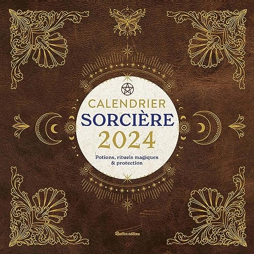 Calendrier mural sorcière 2024