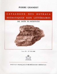 Catalogue des ostraca hiératiques non littéraires de Deîr el-Médînéh : Tome 9 N° 831-1000