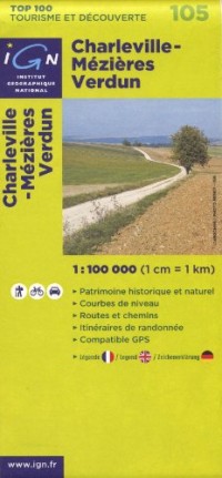 Charleville-Mézières Verdun : 1/100 000