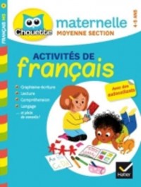 Activité de français, maternelle moyenne section cycle 1