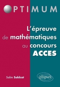 l'Epreuve de Mathématiques au Concours ACCES